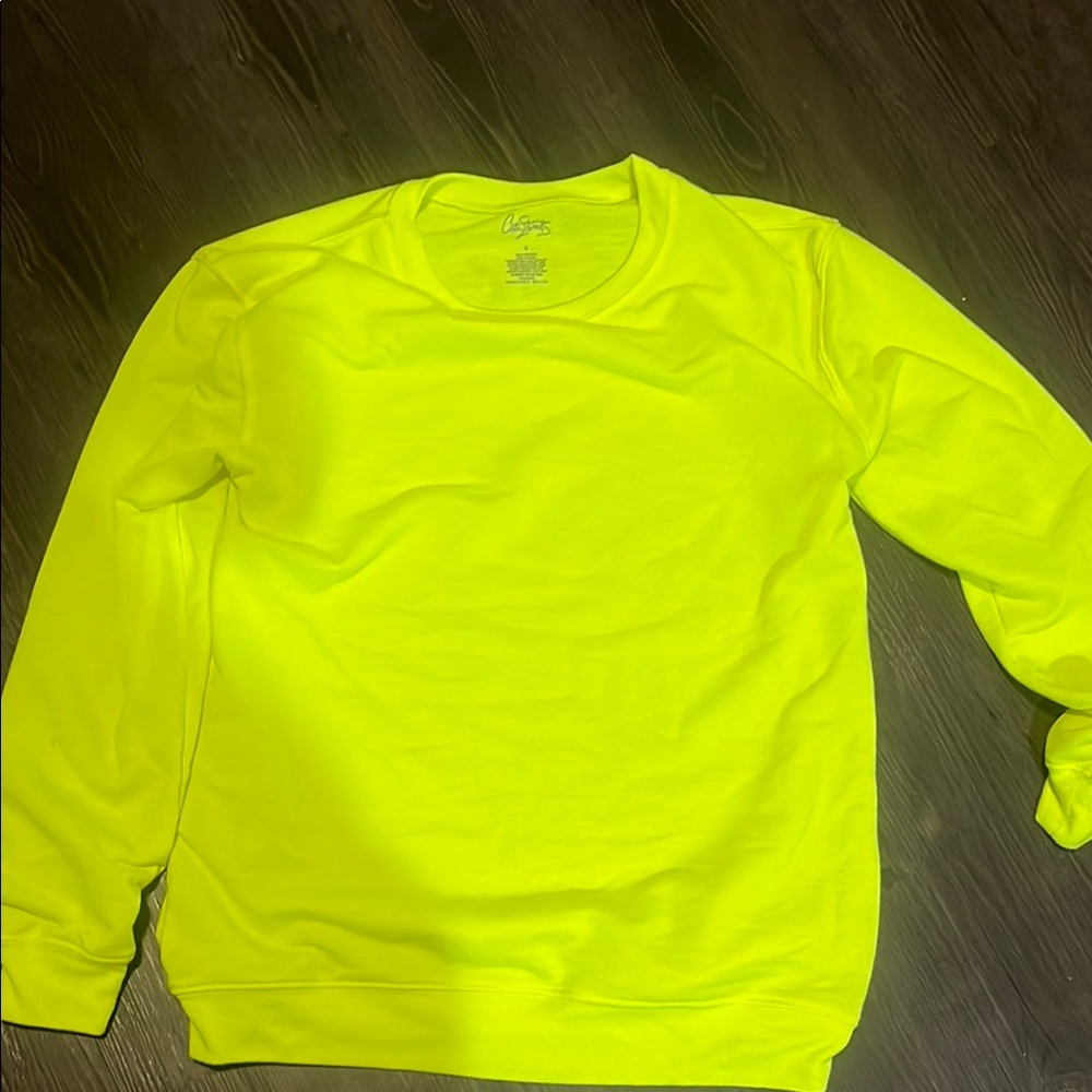 City Streets Neon Yellow Sweatshirt